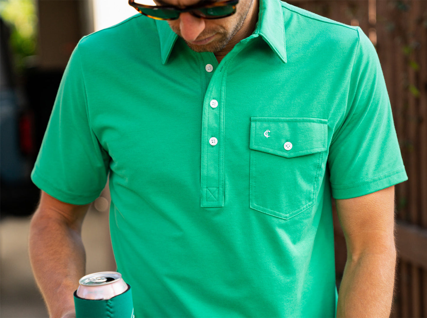 Performance Players Shirt- Augusta Green