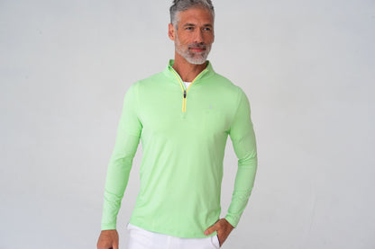 FEATHER PERFORMANCE PULLOVER - Fresh Lime