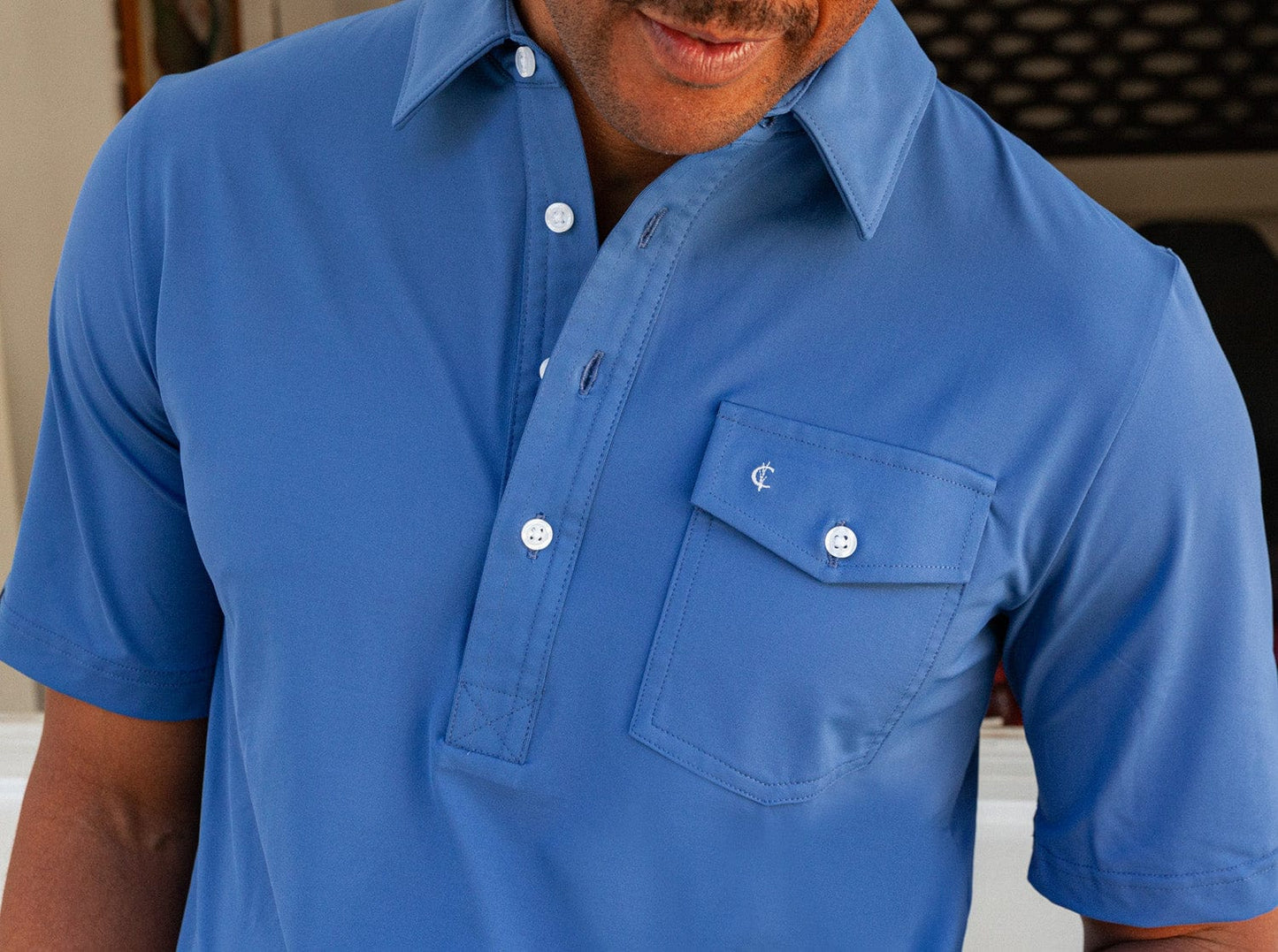 Performance Sport Players Shirt - Vintage Navy