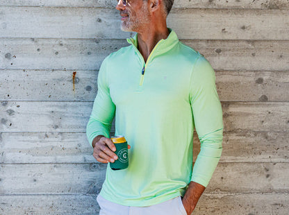 FEATHER PERFORMANCE PULLOVER - Fresh Lime