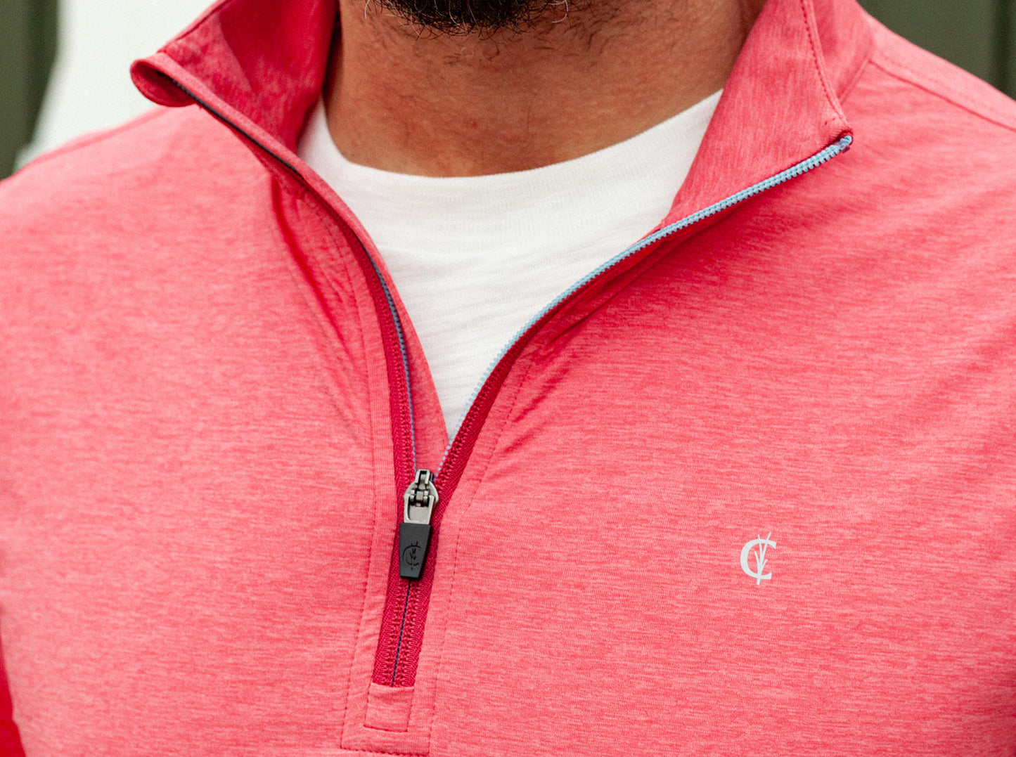 FEATHER PERFORMANCE PULLOVER - Heather Red