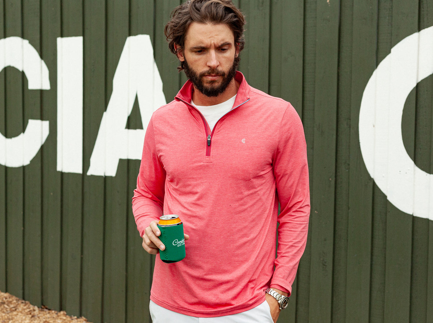 FEATHER PERFORMANCE PULLOVER - Heather Red