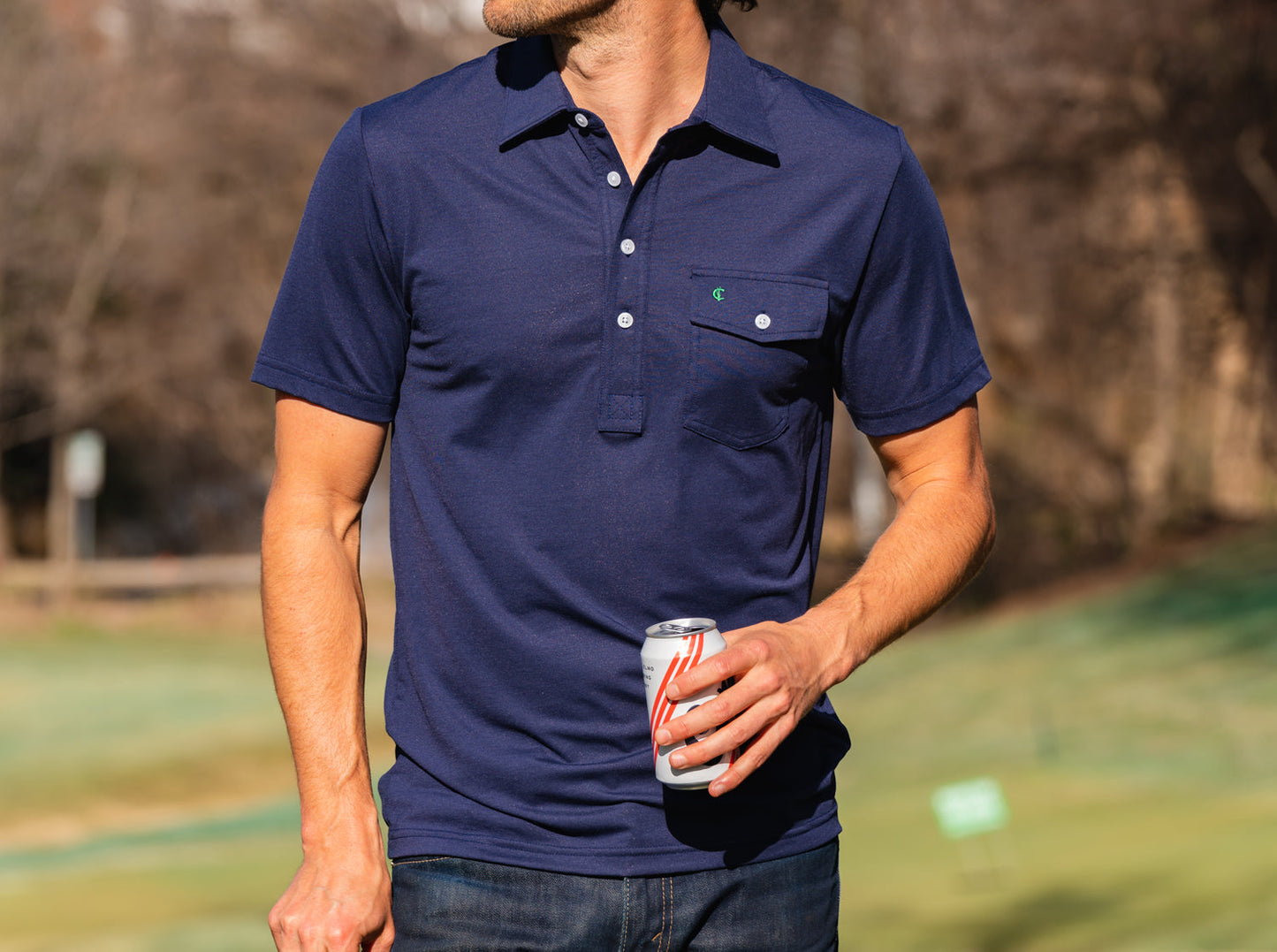 Performance Players Shirt- Nassau Navy