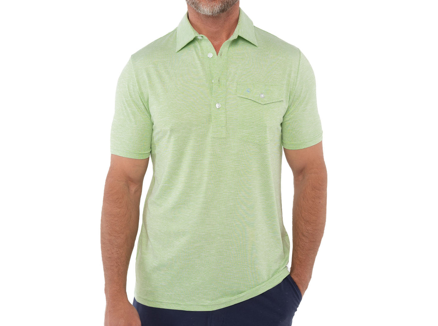 HEATHER PERFORMANCE SPORT PLAYERS SHIRT - Neon Light